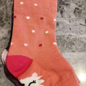 Girls size L Pink Ankle Socks